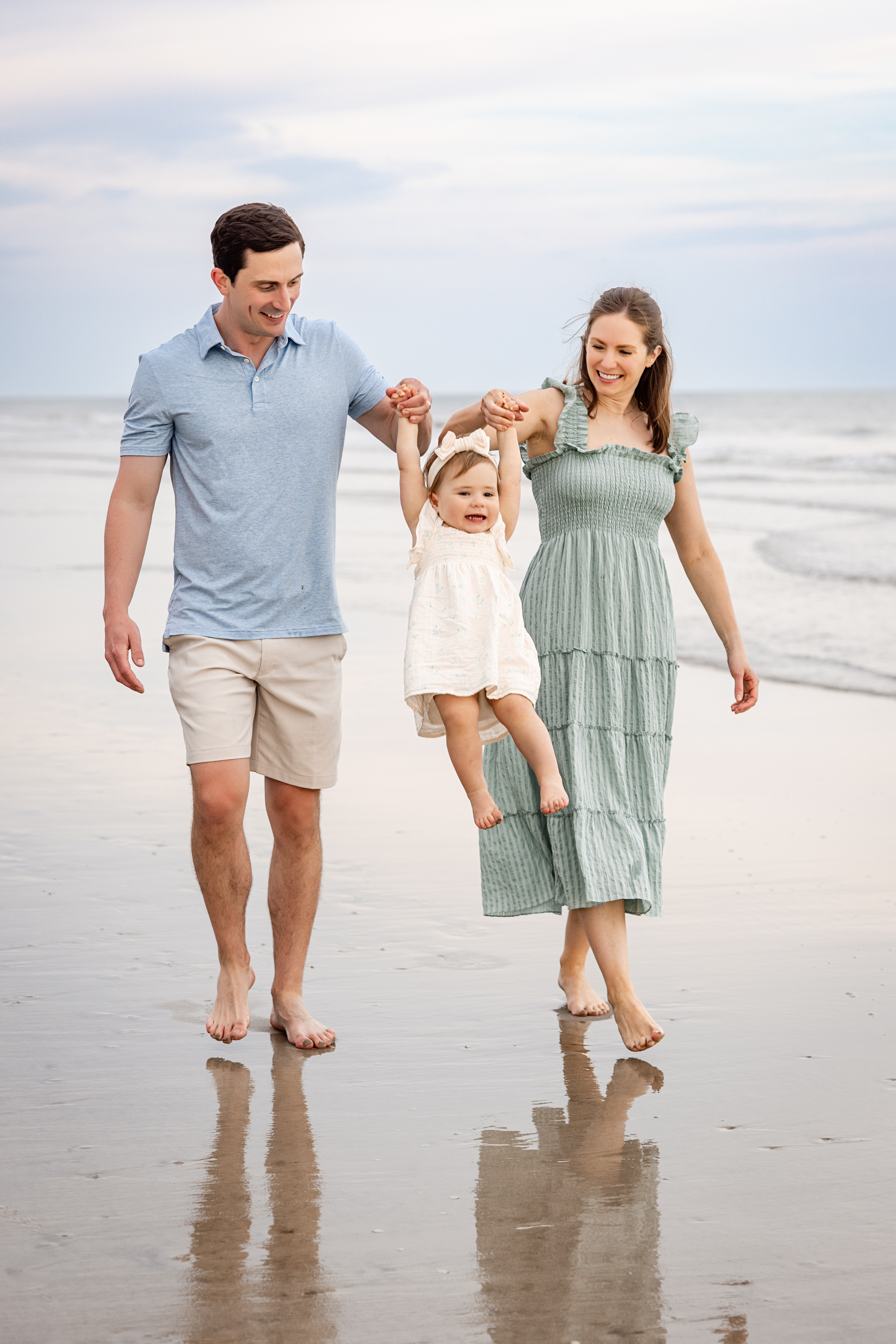 Hamilton family walking